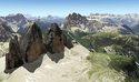 FSC scenario Dolomiti 3D X-Plane tre cime 1
